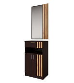 Тумба с зеркалом Кано КПТ (Венге/Дуб крафт золотой)