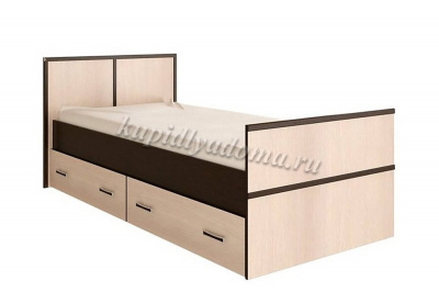 Кровать Сакура 0.9 (Венге/Лоредо)