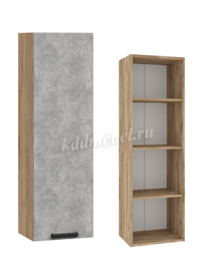 Шкаф верхний ШВП 400 Кухня Пасадена (Железный камень)