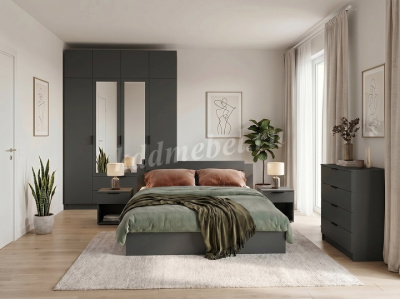 Комод Чикаго НЕО 4 ящика (Графит)