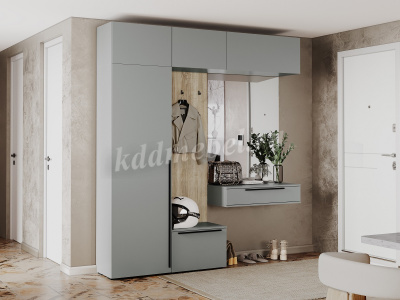 Прихожая  Люмьер вариант №7 (Шиншилла серая)