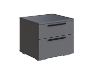 Тумба прикроватная Люмьер (Графит)