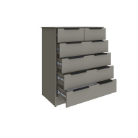 ТЭКС_Спальня Мадрид_комод 0,82 Мокко Открытый