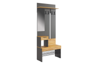 Прихожая Баско Графит Прихожая Баско Графит