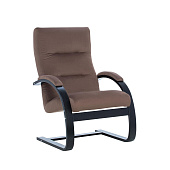 Кресло для отдыха Leset Монэ (Орех/Ткань велюр Коричневый V23)