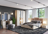 Спальня Филадельфия вариант №3 (Дуб баррик/Бежевый)