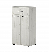 Тумба комбинированная Италия (Крафт белый)