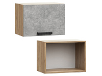 Шкаф верхний ШВГ 400 Кухня Лайн (Лофт Папирус)