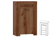 Тумба Квадро-43 (Дуб Делано темный)