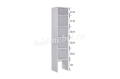 Шкаф 1дв. Баско L400 (Графит)