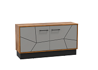 Тумба под ТВ Гамма 54.05 (Таксония/Чёрный/Грэй)