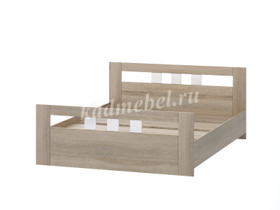 Кровать Сопрано 1.6 (Дуб сонома/Белый)