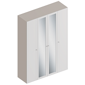 Шкаф 4ств. Лорэн (Тефия/Софт айс)