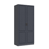 Шкаф 2-х створчатый Апполия (Графит серый/Лунный кратер)