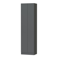 Прихожая Руэлла_Шкаф платяной графит серый Прихожая Руэлла_Шкаф платяной графит серый