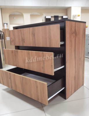 Комод Бостон 3 ящика (Дуб вотан)