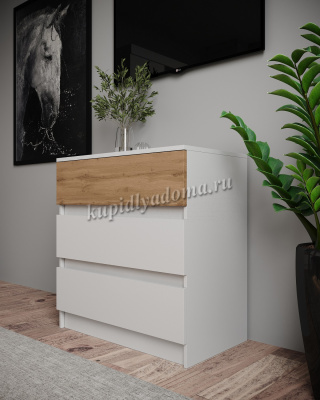 Комод Софи (Белый/Дуб вотан)