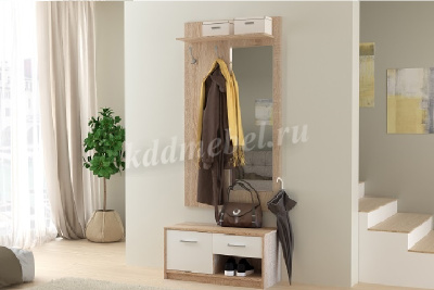 Прихожая Стелс (Дуб сонома/Белый)