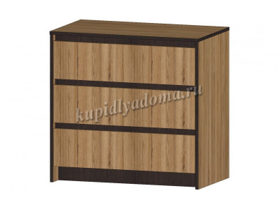 Комод Бостон 3 ящика (Дуб вотан)