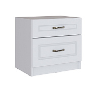 Тумба прикроватная Апполия (Белый/Белый дуб)