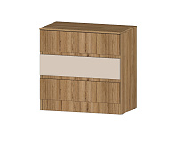 Комод Ленора 3 ящика (Дуб вотан/Кашемир)