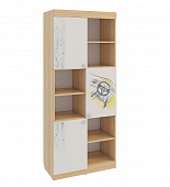 Стеллаж Форсаж (Дуб сонома/Белый)