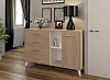 Комод-тумба Светлана (Дуб сонома/Белый)