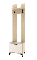 Вешалка 600 + Тумба 600 1С Сатин Вешалка 600 + Тумба 600 1С Сатин