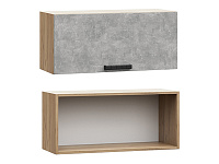 Шкаф верхний ШВГ 800 Кухня Орлеан (Кантри белый)